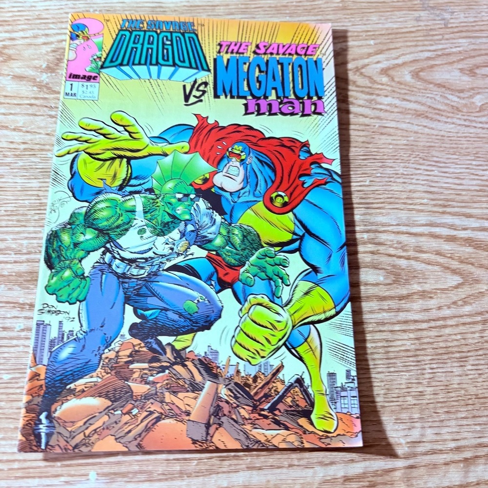 The Savage Dragon vs The Savage Megaton Man #1 1993 First Print Image Comics